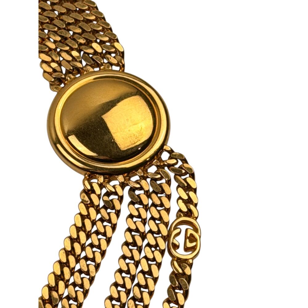 Gucci Vintage Multi Chain GG Gold Belt/Necklace Gold Plated